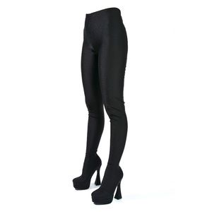 Runway Legging boots Black-Black